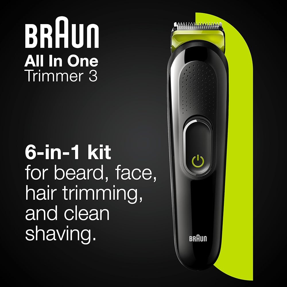 ماكينة حلاقة الشعر للرجال من براون ام جي كيه 3220 - BRAUN