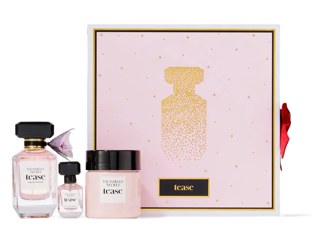 Victoria's Secret Tease Noir Medium 3 Piece Gift Set – Marah Fashion® Victoria's Secret Tease Noir Medium 3 Piece Gift Set – Marah Fashion®