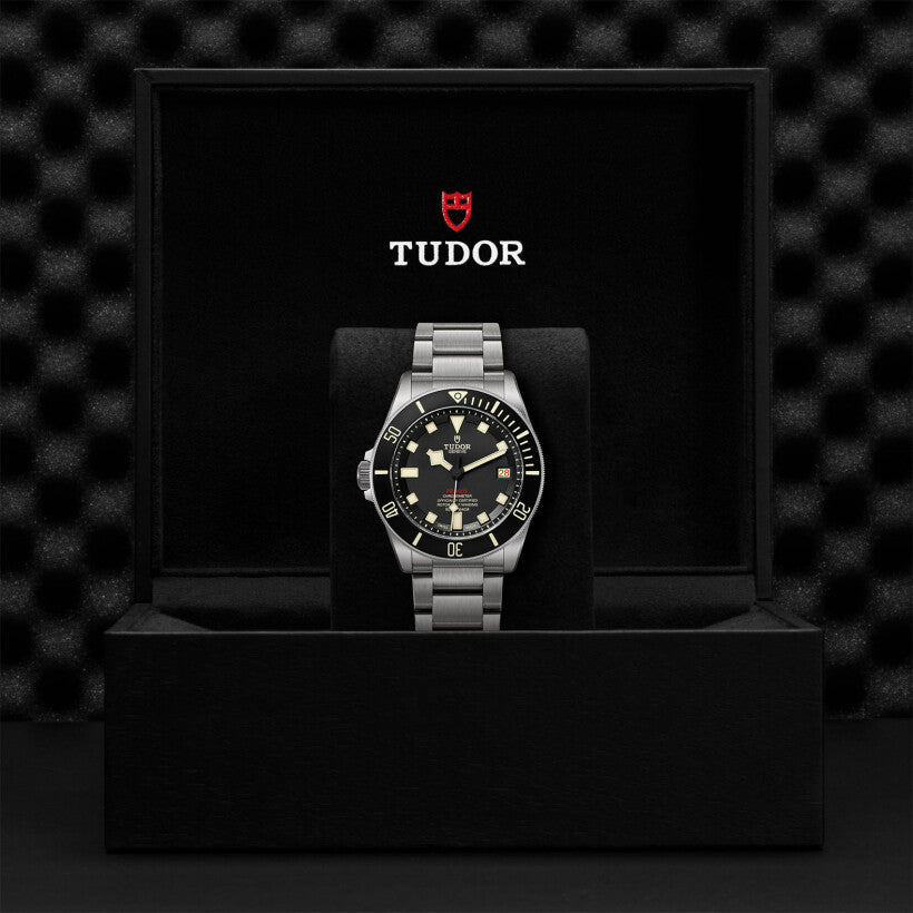 Men's Watch - TUDOR Pelagos LHD watch, Ceramic matt black disc, titanium bracelet