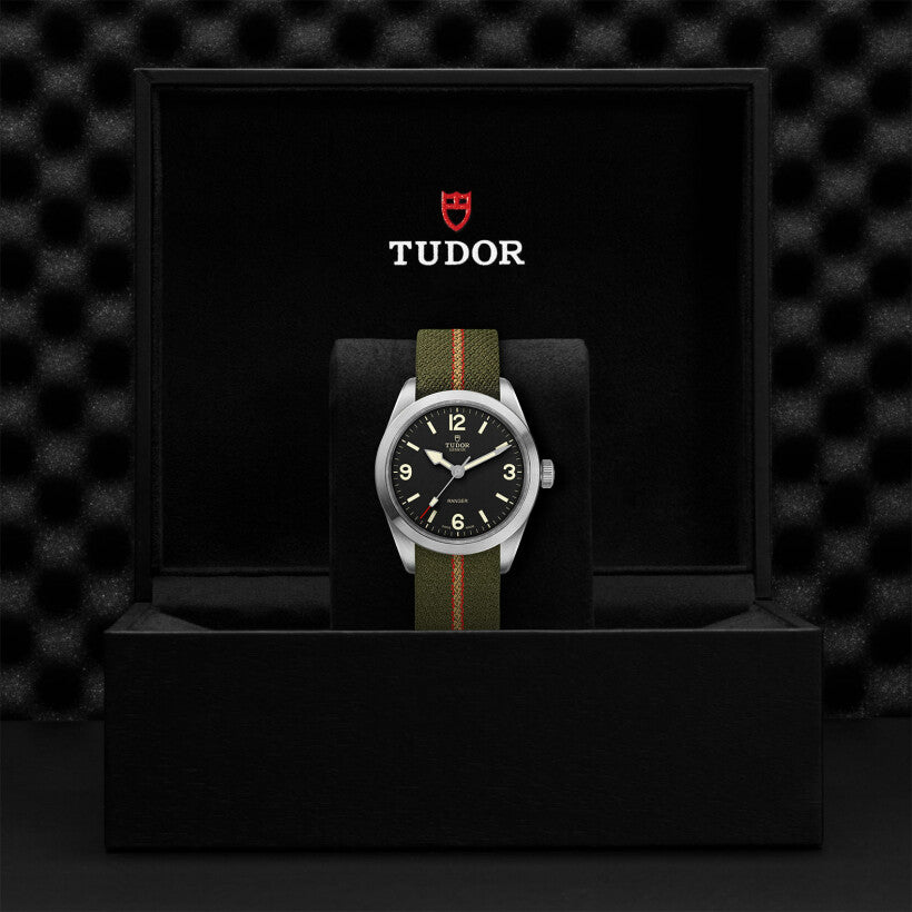 Men's Watch - TUDOR Ranger watch, 39 mm steel case, Black dial