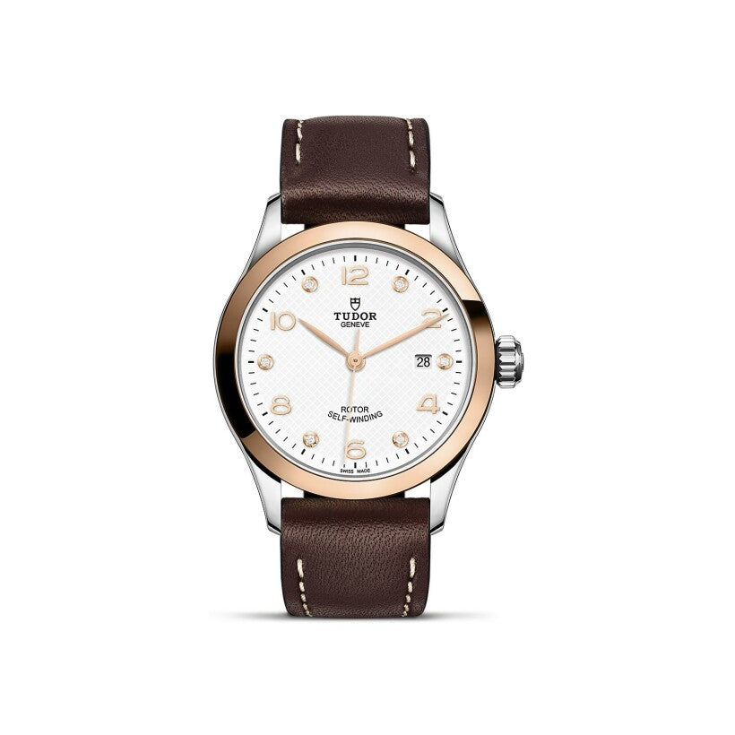 Men's Watch - TUDOR 1926 watch, 28 mm steel case, white diamond-set dial