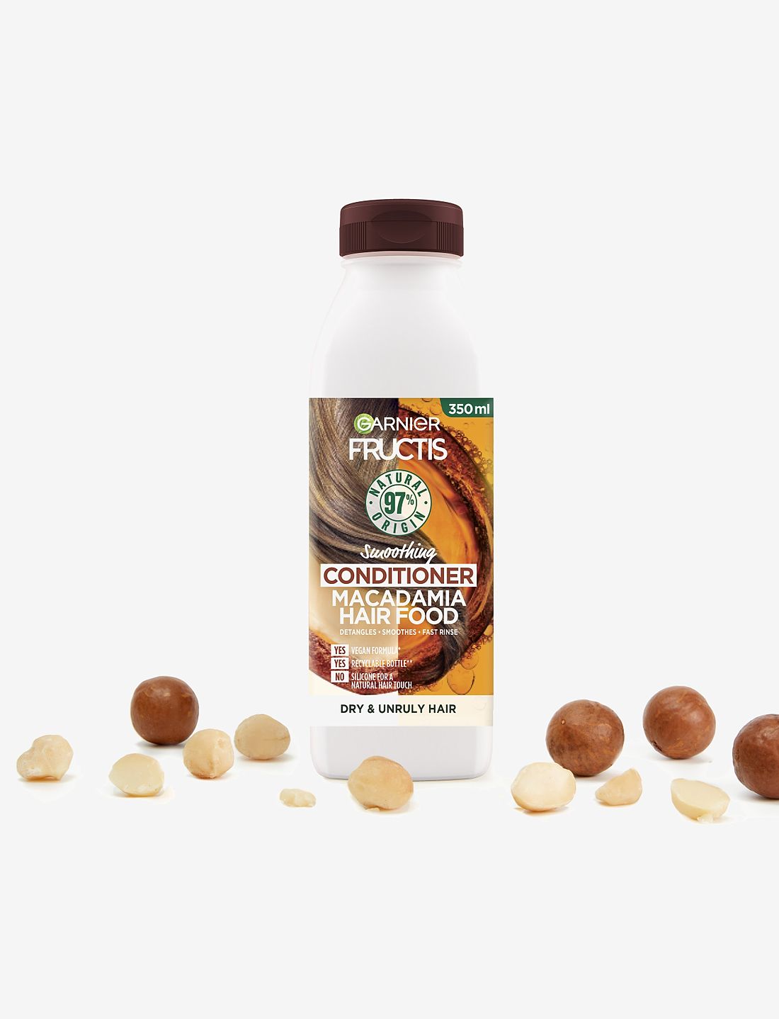 GARNIER Conditioner Fructis Macadamia Hair Food 350ml %97