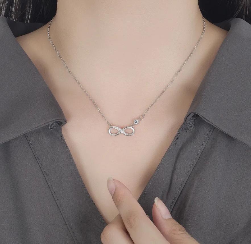 سنسال نسائي فضة عيار 925 - NES055