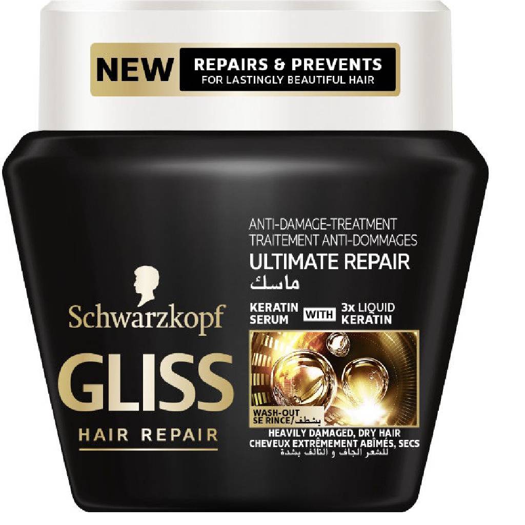Gliss Hair Repair Ultimate Repair Anti Damage Treatment MASK, 300ml