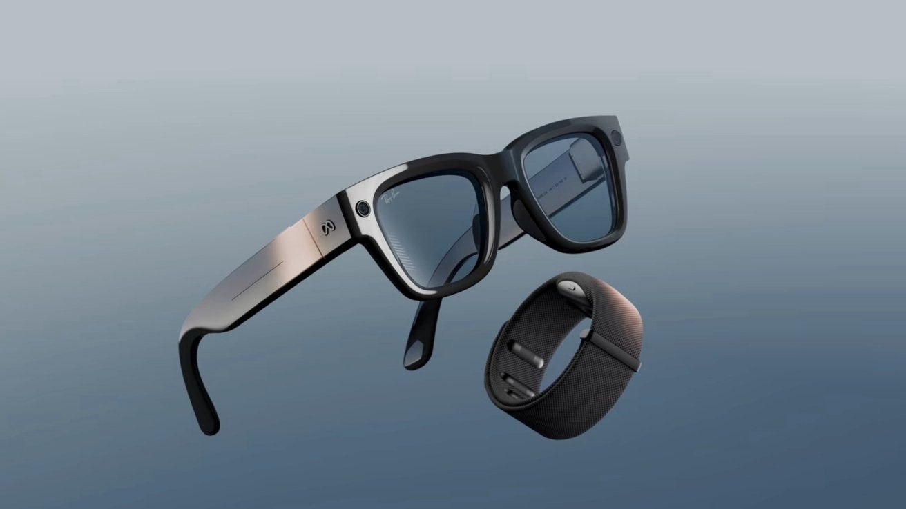 RAY-BAN META DISPLAY AI Glasses Black- Size LARGE / Neural Band Size 2 (Used)