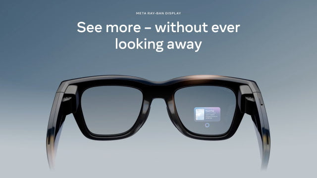 RAY-BAN META DISPLAY AI Glasses Black- Size LARGE / Neural Band Size 2 (Used)