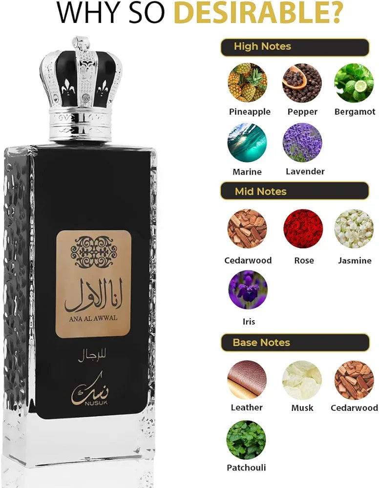 NUSUK ANA AL AWWAL EDP 100ML