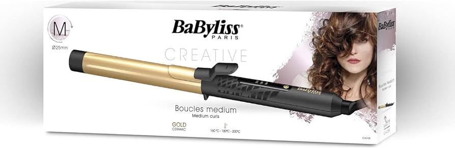 BaByliss curling iron Creative Gold C419E