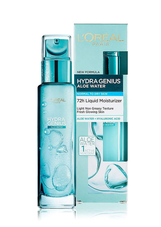 LOREAL HYDRA GENIUS ALOE WATER FOR NORMAL TO DRY SKIN 70ML