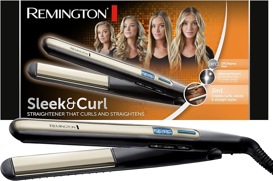 Remington S6500 E51 Hair Straightener Black/Silver