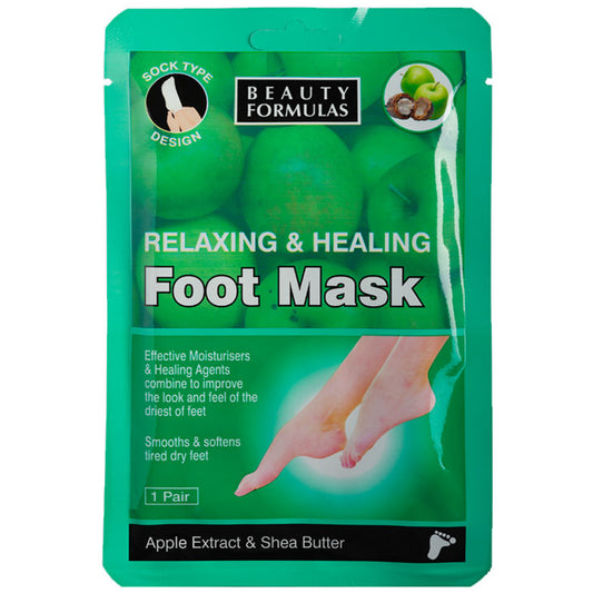 BEAUTY FORMULAS FOOT MASK 1PC