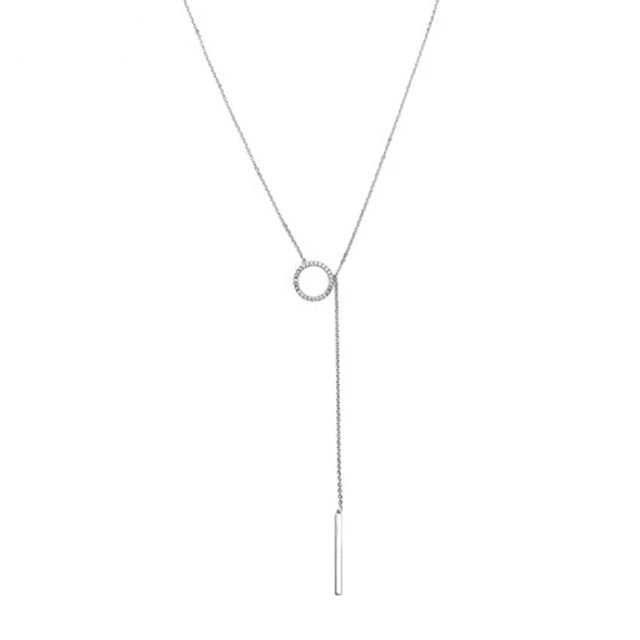 925 Sterling Silver Women's Necklace - NES055