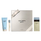 LIGHT BLUE BY DOLCE &amp; GABAANA PERFUME GIFT 3PCS SET FOR WOMEN: 3.4 EDT SP + 3.4 BODY LOTION + 7.4 ML EDT SP