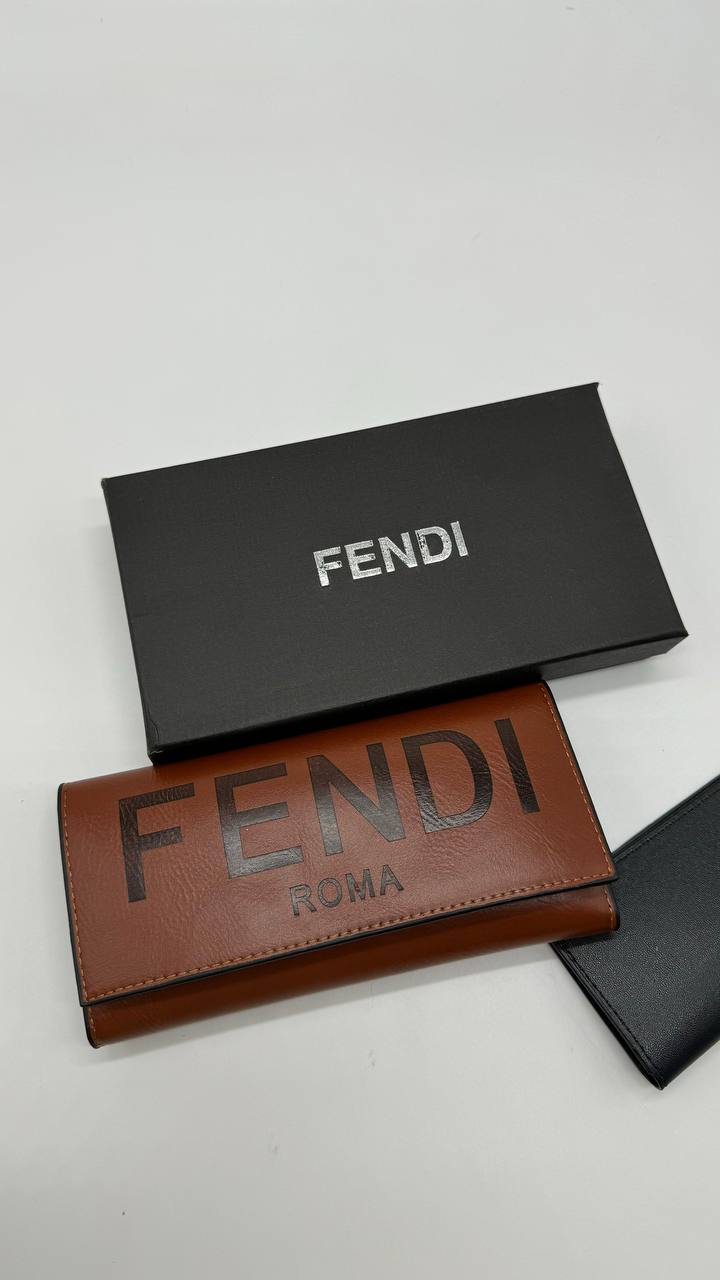 جزدان حجم كبير 2قطعة - FENDI