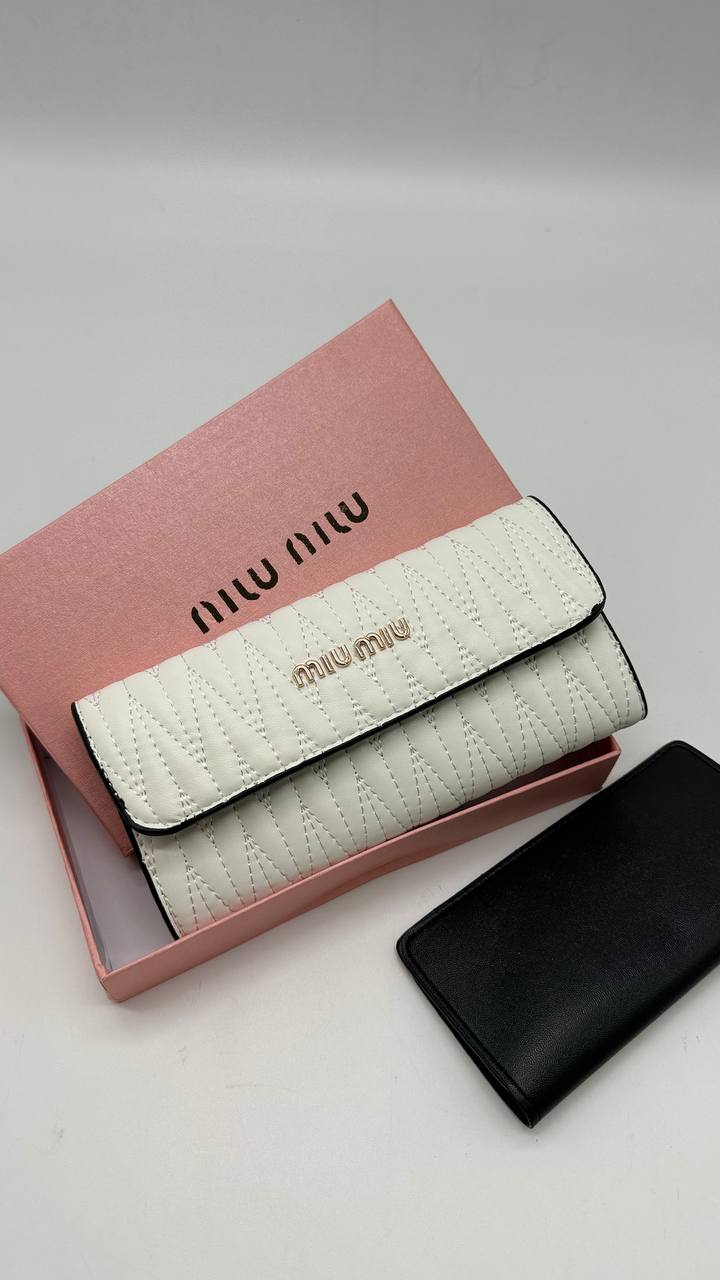 Large size wallets, 2 pieces - miu miu 