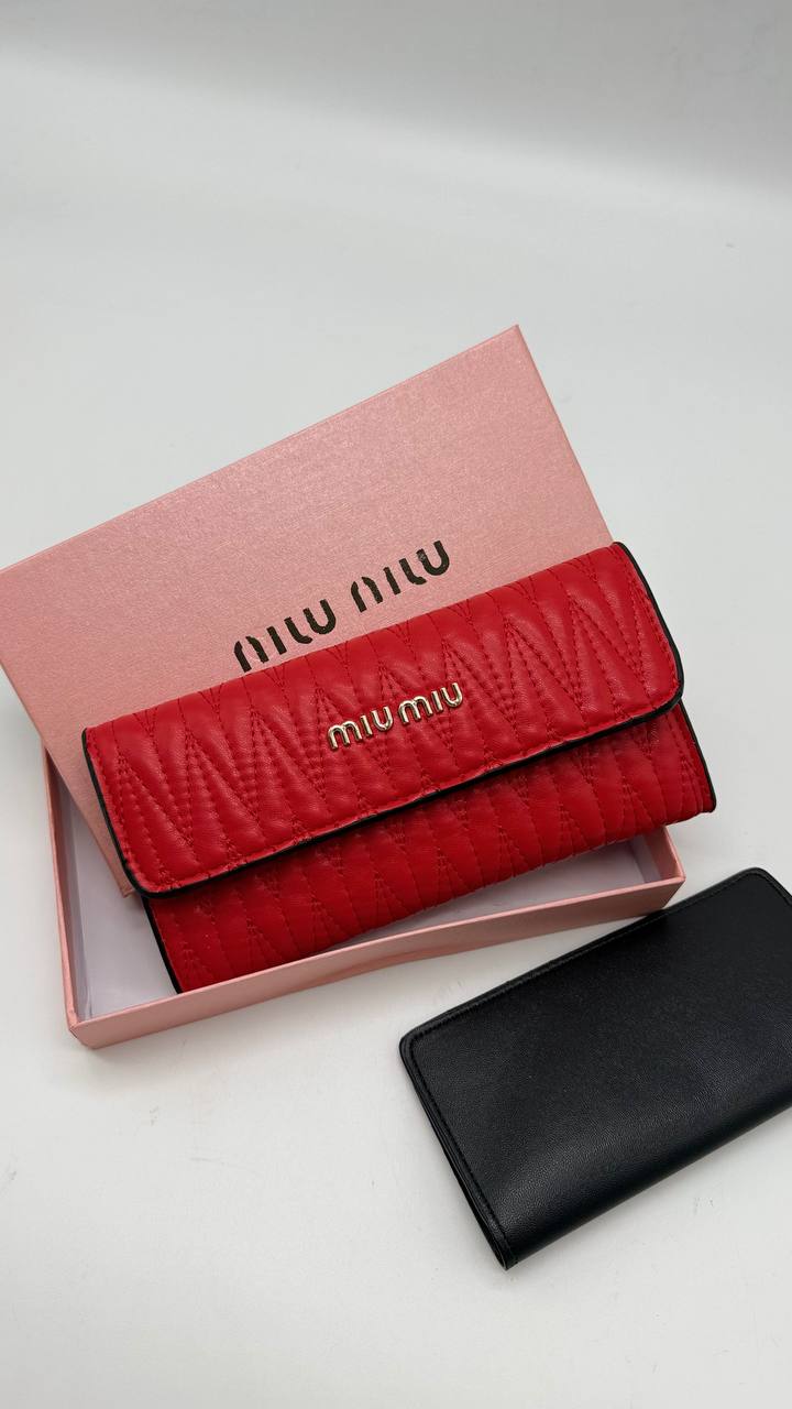 Large size wallets, 2 pieces - miu miu 