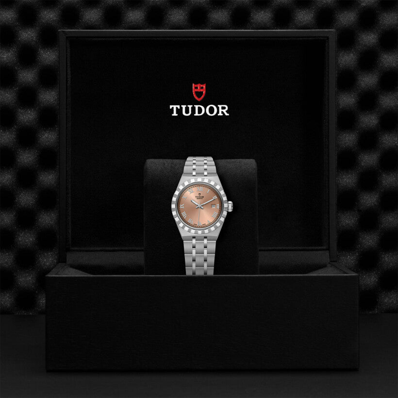 ساعة يد رجالية - TUDOR Royal watch, Salmon dial