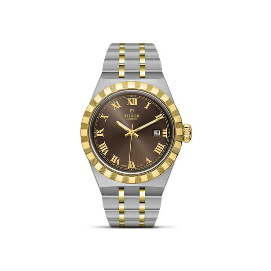 Men's Watch - TUDOR Royal watch, Yellow gold bezel