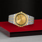 ساعة يد رجالية - TUDOR Royal 41 mm steel case, yellow gold bezel watch