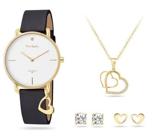 Women's watch with chain and earrings - PIERRE CARDIN