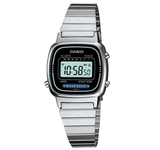 ساعة يد رقمية نسائية - CASIO la670wa-1df