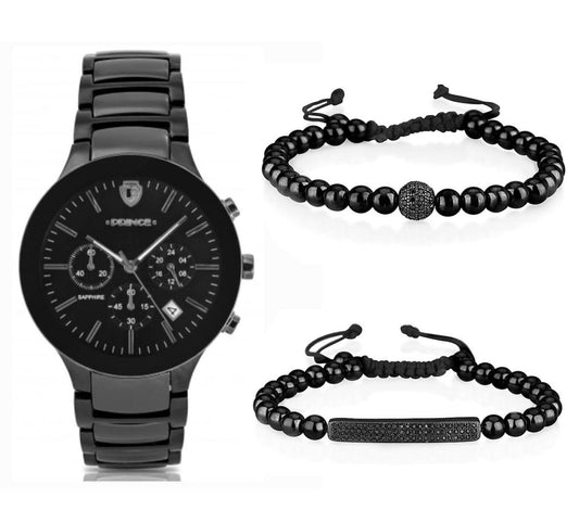 Men's watch with 2 bracelets - PRINCE 