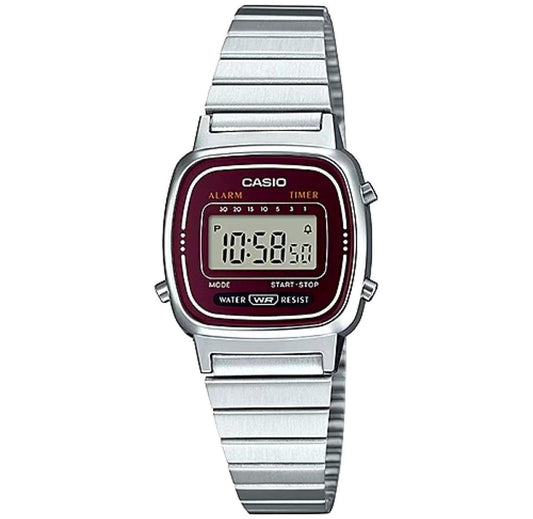 ساعة يد رقمية نسائية - CASIO la670wa-4