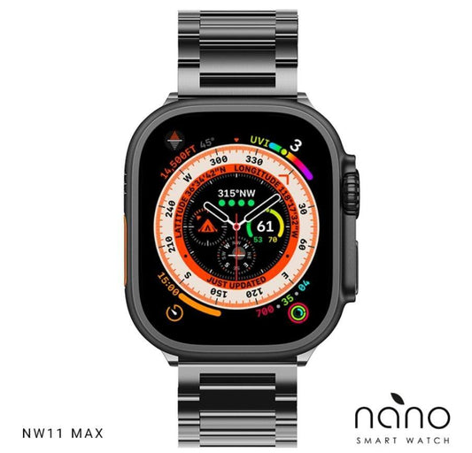 ساعة يد ذكية نسائية - NANO nw11 max black2