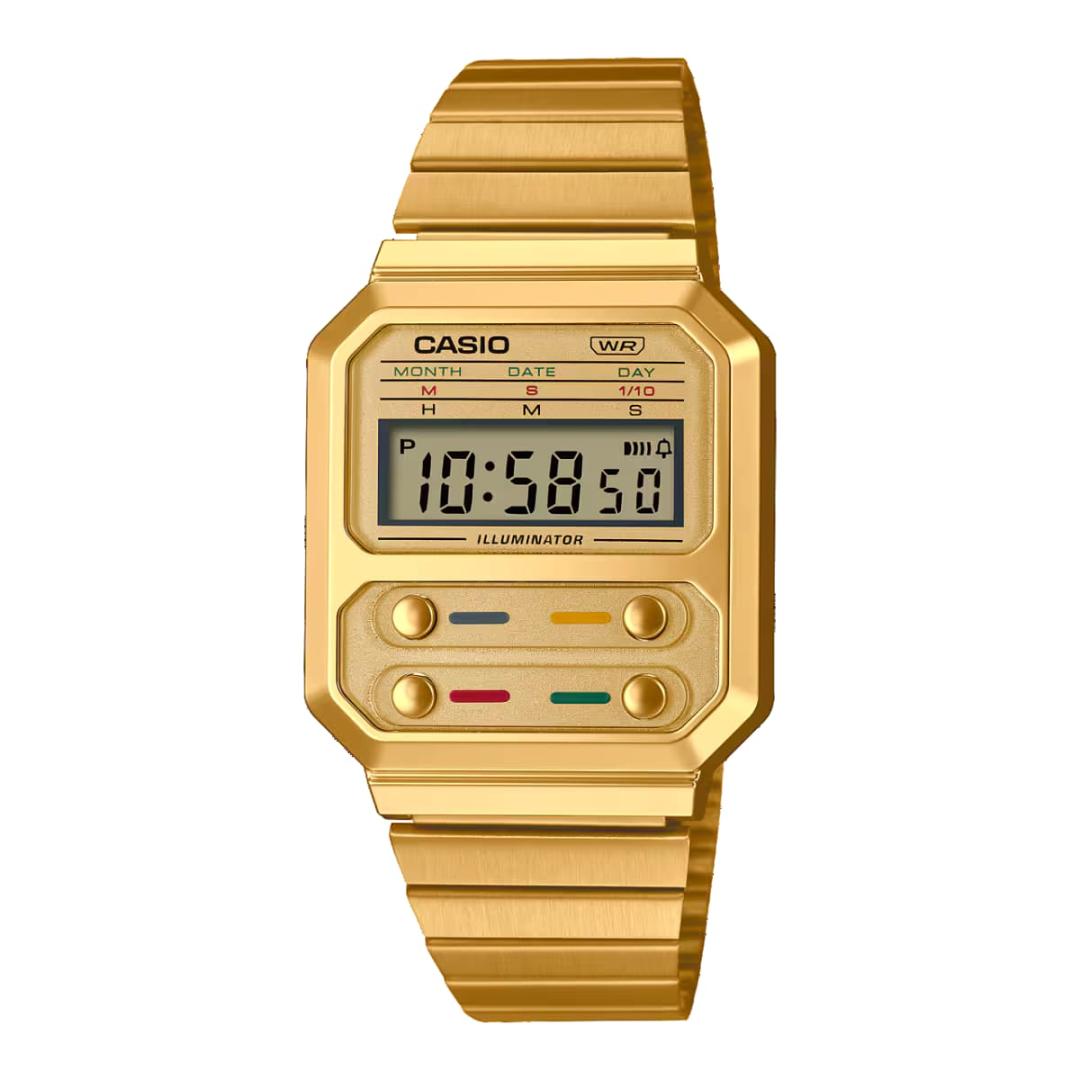 Women's Digital Watch - CASIO a100weg-9a