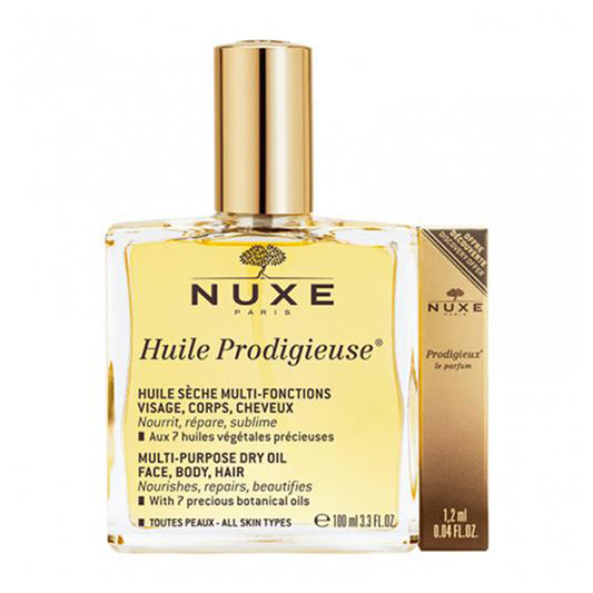 NUXE Huile Prodigieuse 100ml + Parfum prodigieux 1.2ml EDP