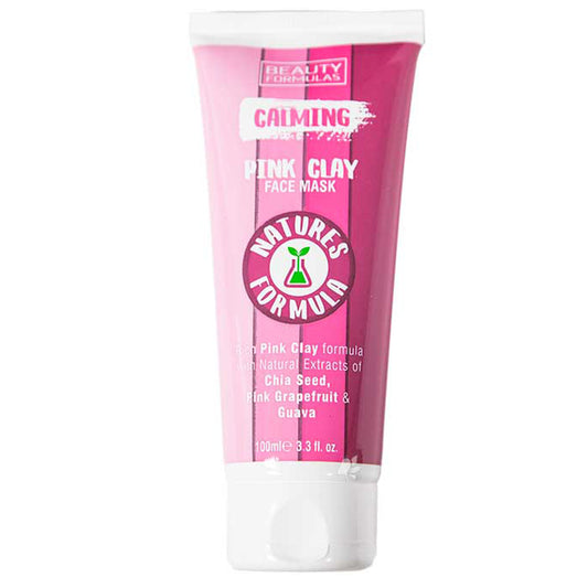 BEAUTY FORMULAS Pink Clay Face Mask 100ml