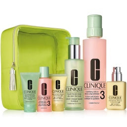 Clinique Oily Skin Care Kit Contains Cleanser + Moisturizer + Toner - CLINIQUE